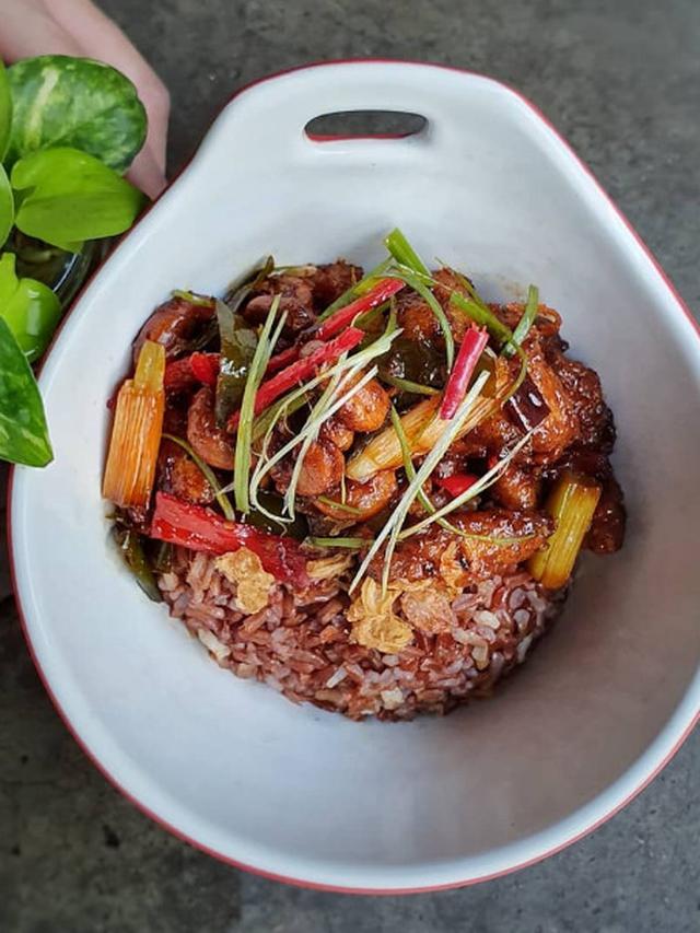 Salah satu sajian di restoran Mars Kitchen.