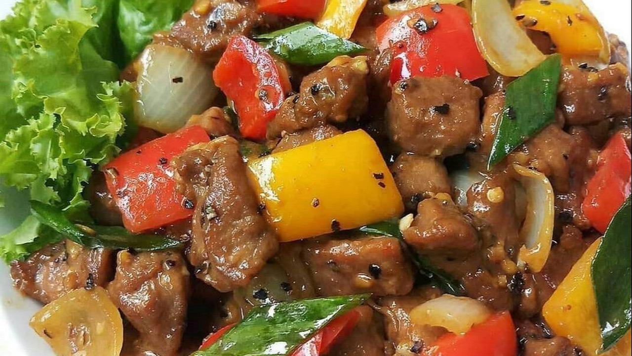 2. Daging Sapi Masak Lada Hitam