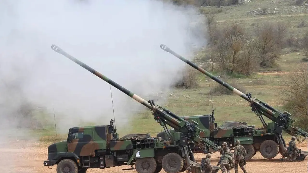 Pengoperasian CAESAR 155mm oleh pasukan Ukraina. (Istimewa)