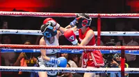 Artis Tanah Air Lania Fira Berhasil Kalahkan Selebgram Rachel Florencia di Atas Ring Tinju Superstar Knockout Vol. 2