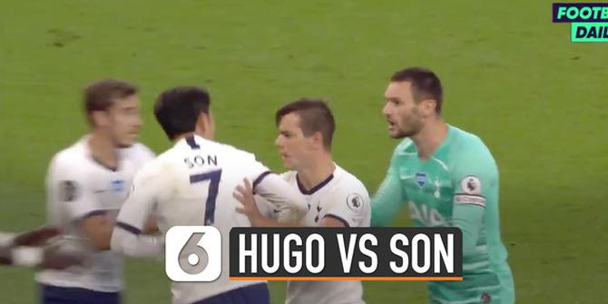 VIDEO: Perkelahian Hugo Lloris VS Son Heung-min Padahal Satu Tim