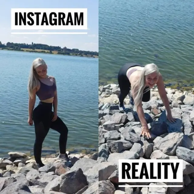 Instagram vs realita