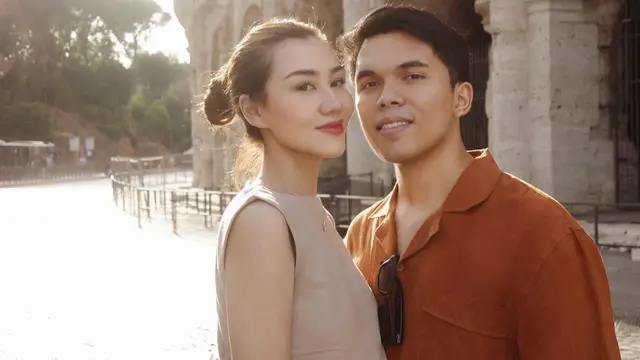 7 Momen Romantis Aaliyah Massaid dan Thariq Halilintar Bulan Madu di Roma, Italia