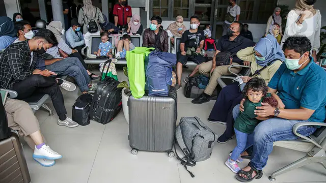 Peningkatan Arus Mudik Lebaran 2022 di Stasiun Pasar Senen