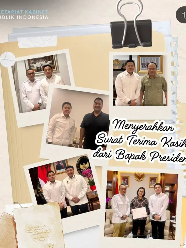 Momen Teddy Bertemu dengan Para Menteri yang Direshuffle