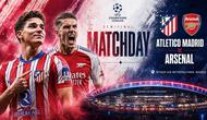 Ilustrasi Atletico Madrid vs Arsenal di leg pertama semifinal Liga Champions. (Bola.com/Rizki Hidayat/Generated AI)