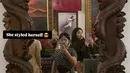 Putri Dian Sastro, Ishana tampil tak kalah edgy dengan gaya busana yang di-styling sendiri [@therealdisastr]
