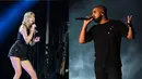 Usai terlihat menghabiskan waktu bersama di pesta ulang tahun Drake, kini dikabarkan Taylor Swift dikenalkan kepada kedua orang tua dan keluarga Drake.  (AFP/Bintang.com)