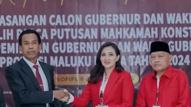 Sherly Tjoanda Hadiri Penetapan Gubernur Maluku Utara