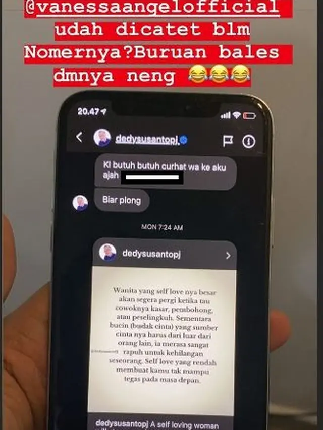 Unggahan Bibi Ardiansyah. (Foto: Instagram @bibliss)