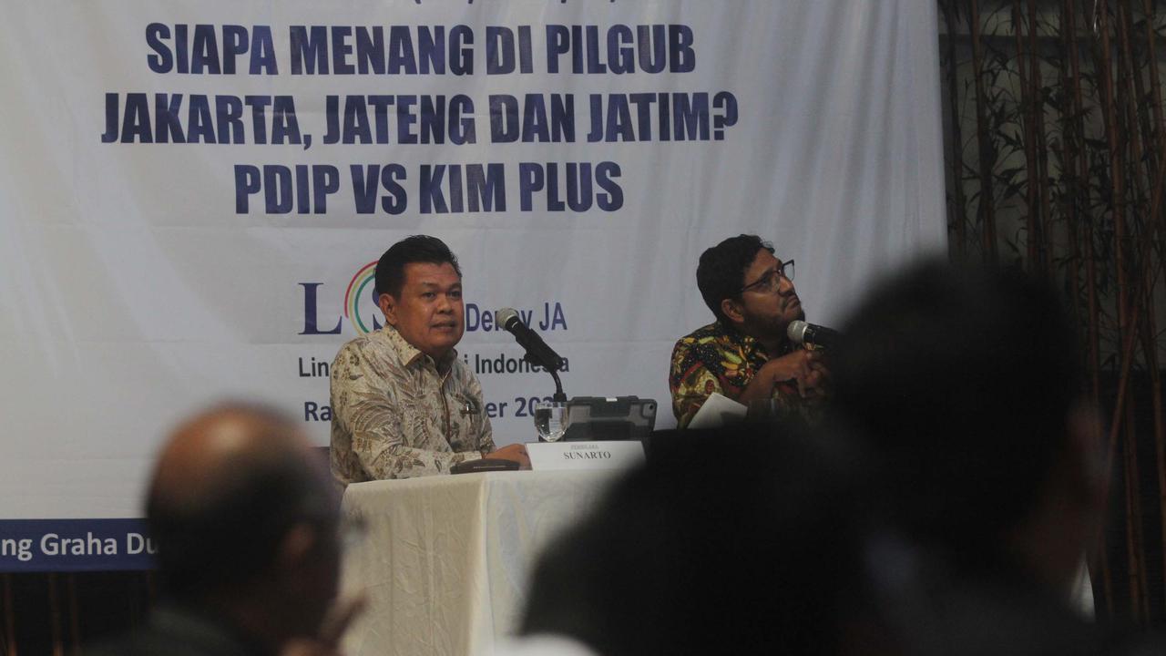 LSI Denny JA paparkan hasil Survei Pilkada Jakarta 2024