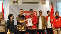 Partai Solidaritas Indonesia (PSI) memberikan rekomendasi kepada Ahmad Ali dan Abdul Karim Aljufri untuk maju sebagai calon gubernur (cagub) dan calon wakil gubernur (cawagub) Sulawesi Tengah di Pilkada 2024. (Foto: Liputan6.com/Farrel Bima Haryomukti).