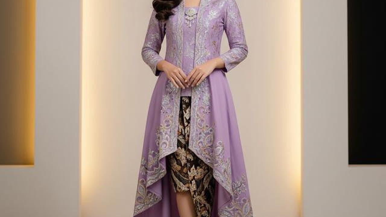 8 Model Kebaya Soft Ungu Terbaru 2026, Gaya Anak Bungsu Tommy Soeharto Curi Perhatian