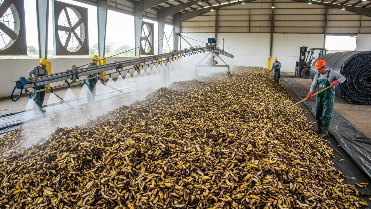 Cara Mengolah Kulit Pisang Jadi Pakan Ternak
