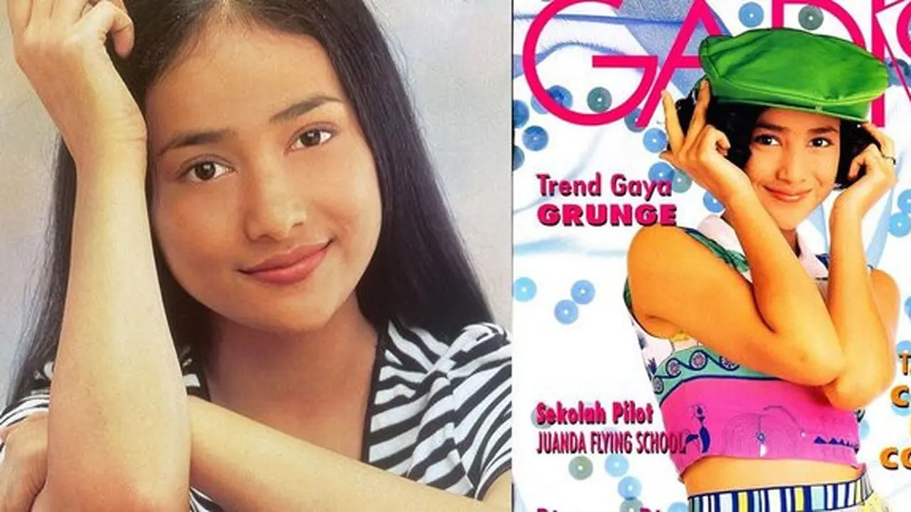Potret lawas Cindy Fatikasari bukti parasnya tak berubah. (credit:Instagram/@gadismagazine/@majalah_