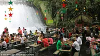 Restoran Berdinding Air Terjun di Filipina