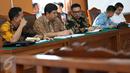 Suasana sidang praperadilan tersangka dugaan korupsi penerbitan surat keterangan lunas (SKL) Bantuan Likuiditas Bank Indonesia (BLBI) Syafruddin Arsyad Tumenggung di PN Jaksel, Jakarta, Senin (15/5). (Liputan6.com/Immanuel Antonius)