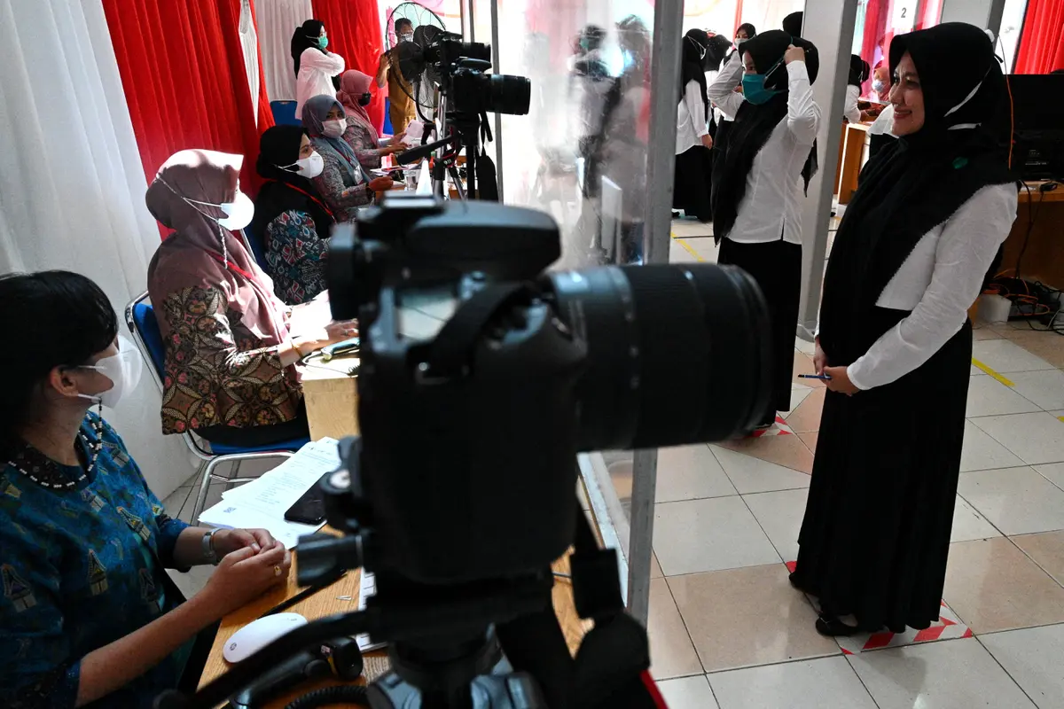 Melihat Peserta Ikuti SKD CPNS 2021 di Banda Aceh