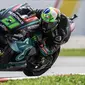 Pembalap Petronas Sepang Yamaha Racing Team, Franco Morbidelli memimpin FP3 di MotoGP Malaysia (AFP)