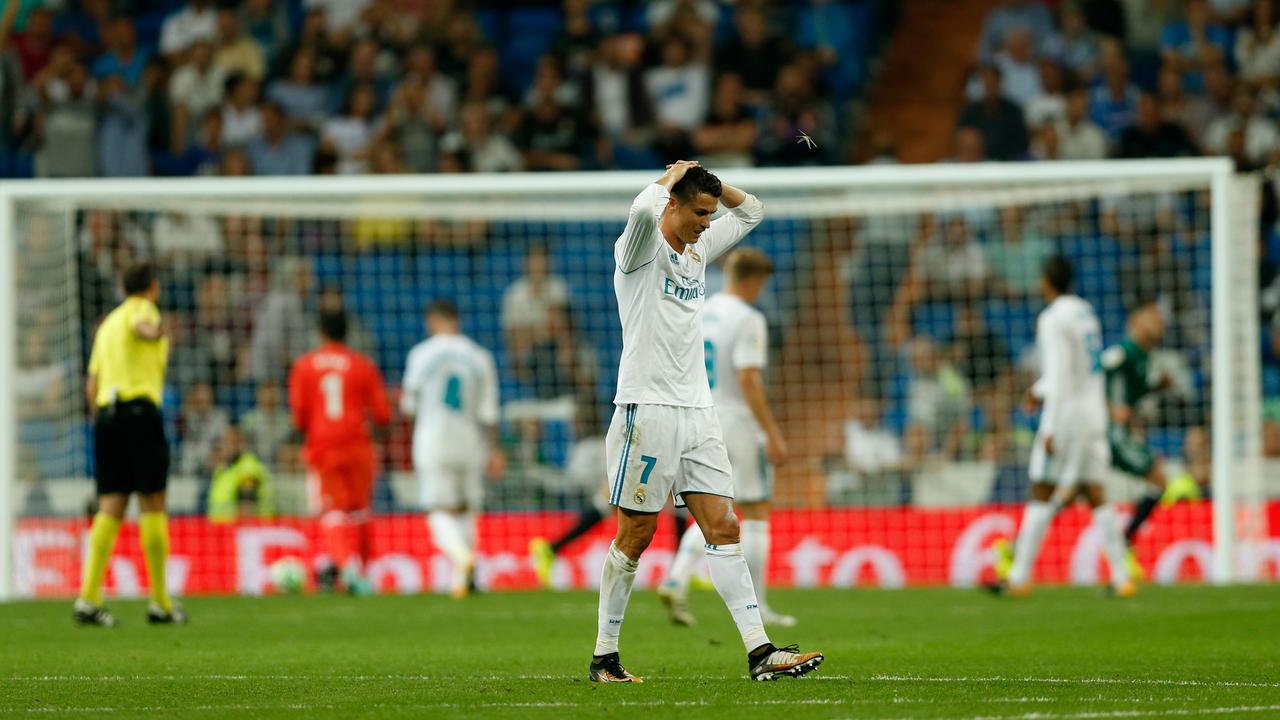 Wajah Lesu Ronaldo Usai Real Madrid Takluk di Kandang