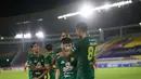 Taisei Marukawa buktikan ketajamannya dengan mencetak gol satu-satunya buat Persebaya Surabaya saat menghadapi Persija Jakarta di pekan kesembilan BRI Liga 1 2021/2022. (Bola.com/Bagaskara Lazuardi)