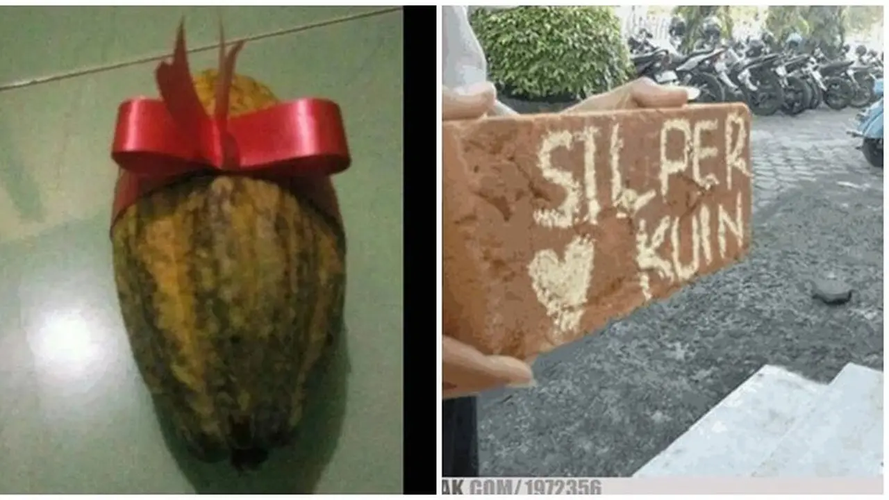 6 Potret Hadiah Cokelat Nyeleneh Ini Bikin Senyum Tipis, Jadi Gagal Romantis