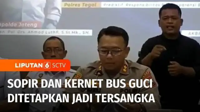 Penyelidikan kasus kecelakaan bus pariwisata di kawasan Guci, Tegal, Jawa Tengah, telah membuahkan hasil. Polisi menetapkan sopir dan kernet bus sebagai tersangka. KNKT turut merilis hasil investigasi penyebab kecelakaan.