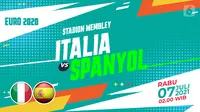 Italia vs Spanyol (Liputan6.com/Abdillah)