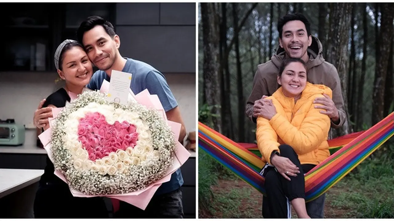 6 Potret Darius Sinathrya dan Donna Agnesia Rayakan Anniversary, Sederhana