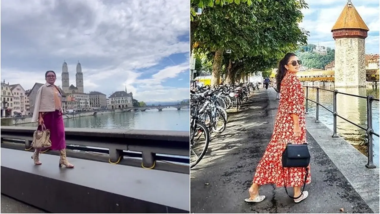 6 Potret Mayangsari Liburan ke Swiss, Tampil Elegan dengan Barang Branded