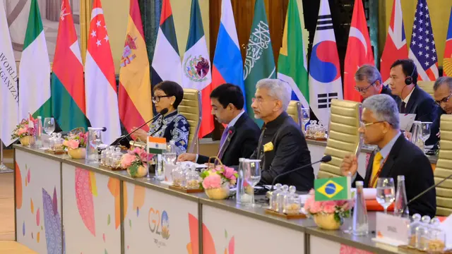 Menlu Retno Marsudi menghadiri pertemuan Menteri Luar Negeri G20 atau Foreign Ministers Meetin (FMM) di New Delhi, India. (Dok: Kementerian Luar Negeri RI)
