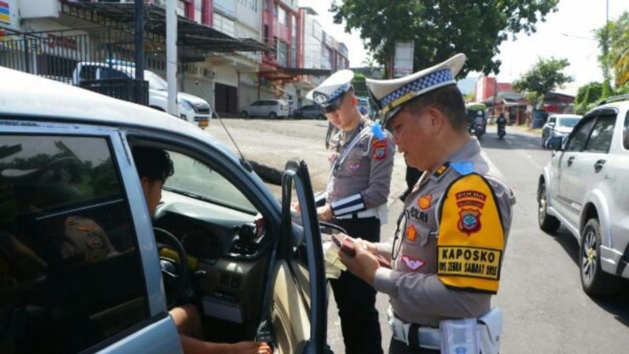 Polisi Jaring Ribuan Pelanggar Lalu Lintas Selama Operasi Zebra Samrat di Sulut