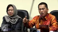 Ketua DPP PAN, Yandri Susanto memberikan paparan saat Diskusi di Jakarta, Jumat (7/8/2015). Diskusi membahas Calon Tunggal Kepala Daerah dan Komitmen Parpol Siapkan Pemimpin Lokal.(Liputan6.com/Helmi Afandi) 