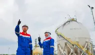 Pekerja PT Elnusa Tbk (ELSA). Dok Elnusa