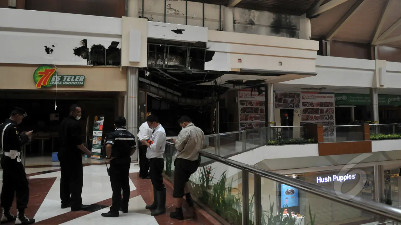 Kerusakan Akibat Kebakaran di Mall Pondok Indah