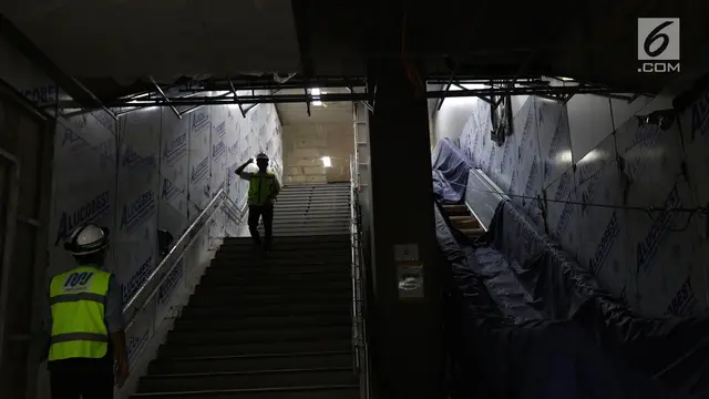 Melihat Progres Pembangunan Stasiun MRT Senayan
