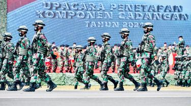 Jokowi pimpin upacara penetapan Komponen Cadangan TNI