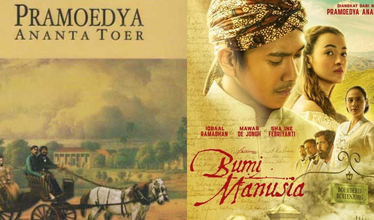 1. Bumi Manusia oleh Pramoedya Ananta Toer<br>
