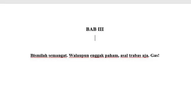 6 Tulisan di Bab 3 Skripsi Ini Bikin Tepuk Jidat, Kehabisan Ide