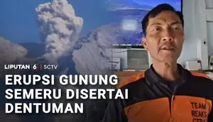 Semeru kembali Erupsi Minggu Pagi, CCTV Merekam Aktivitas hingga 17 Kali