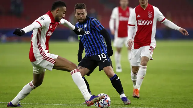 Bungkam Ajax, Atalanta Melaju ke 16 Besar Liga Champions