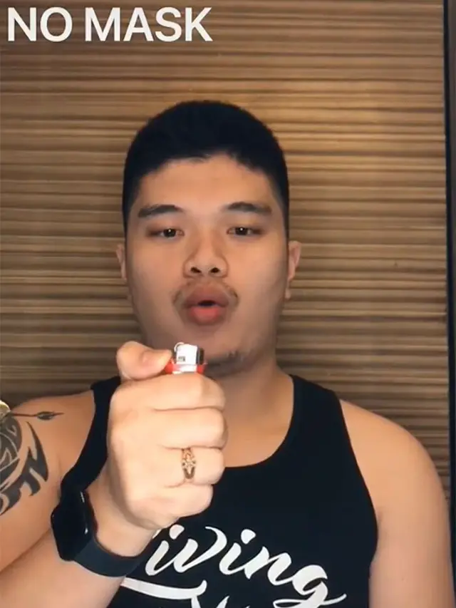 Pria Ini Pakai 6 Jenis Masker untuk Tunjukkan Kekuatannya Saat Dipakai, Viral di TikTok