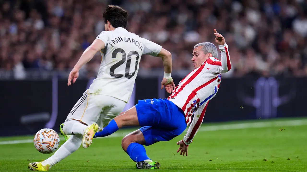 Real Madrid vs Atletico Madrid - Fran Garcia, Antoine Griezmann