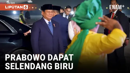  Disambut Tarian India, Prabowo Tiba di New Delhi