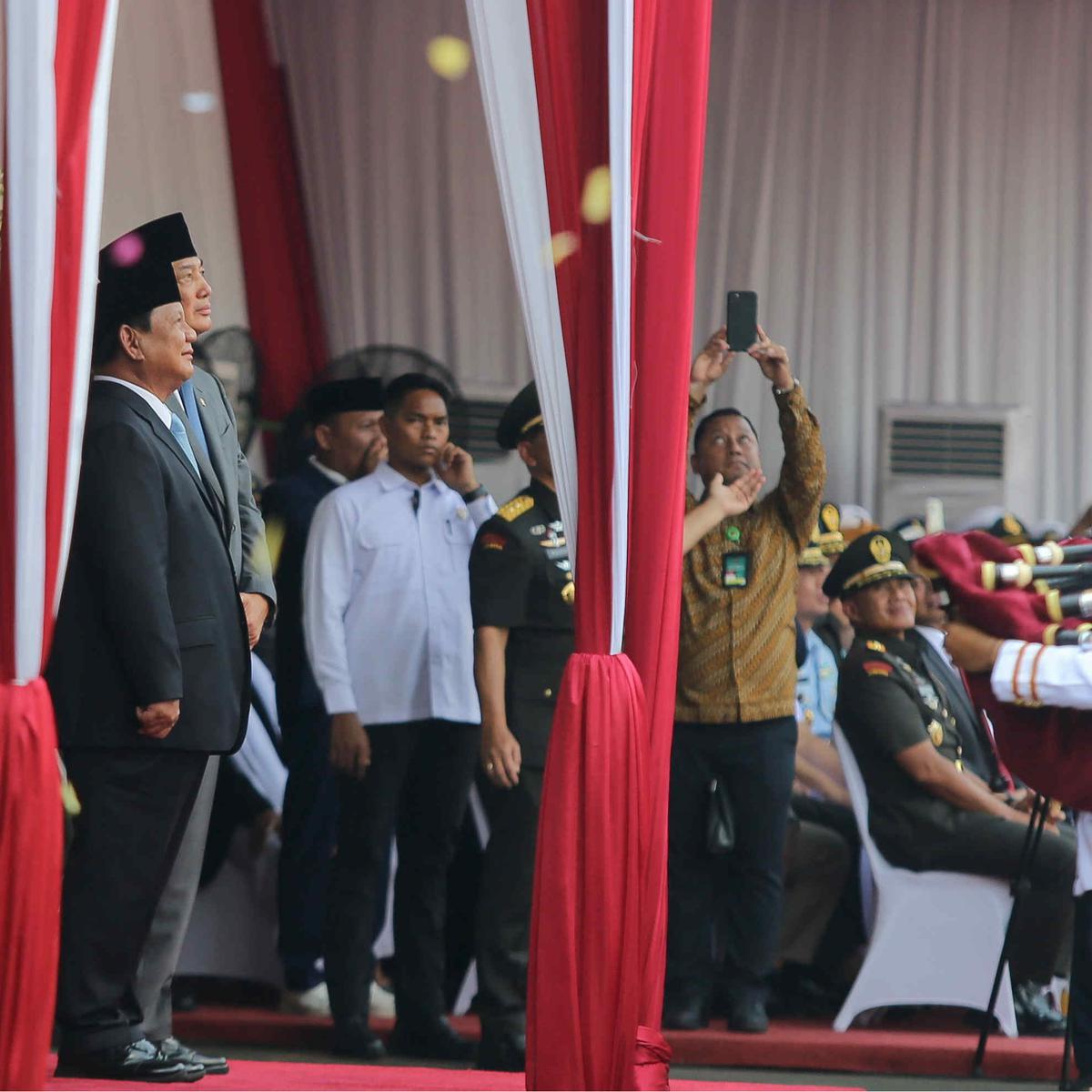 Prabowo hadiri sertijab Menhan