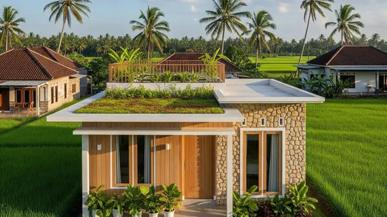 7 Model Rumah Murah Tapi Elegan dengan Atap Datar 2025 di Kampung, Hunian Idaman dengan Budget Terjangkau