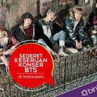 Mengintip sederet keseruan konser BTS di Indonesia. (Foto: btsdiary com, Desain: Nurman Abdul Hakim/Bintang.com)