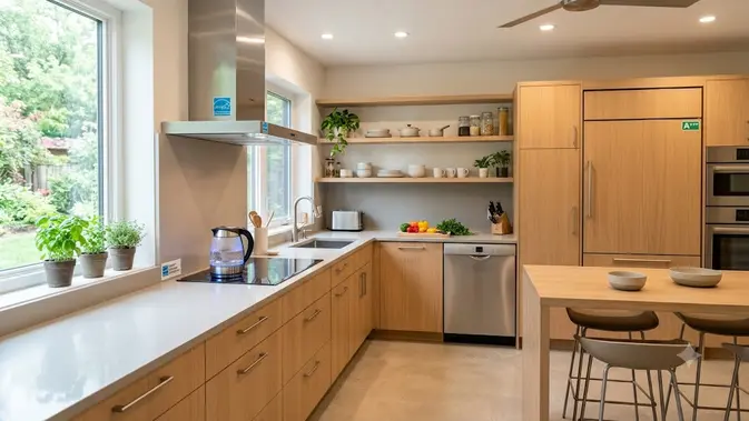 9 Desain Dapur Minimalis Hemat Energi untuk Rumah Idaman Masa Kini