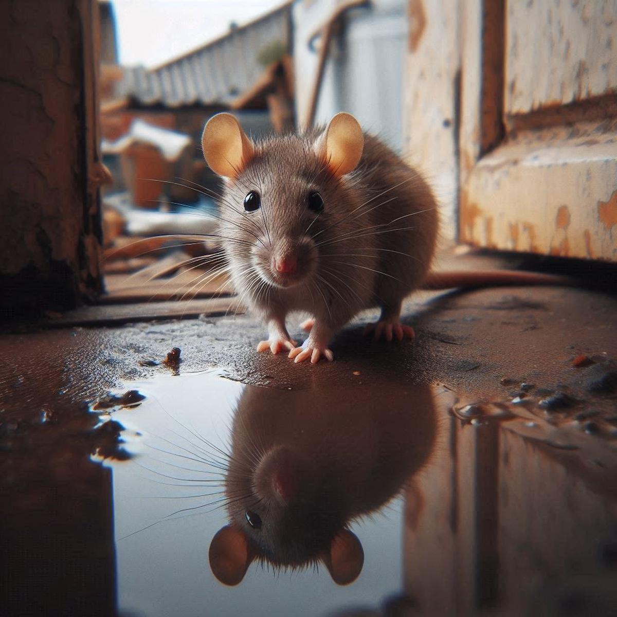 Ilustrasi Tikus di Rumah