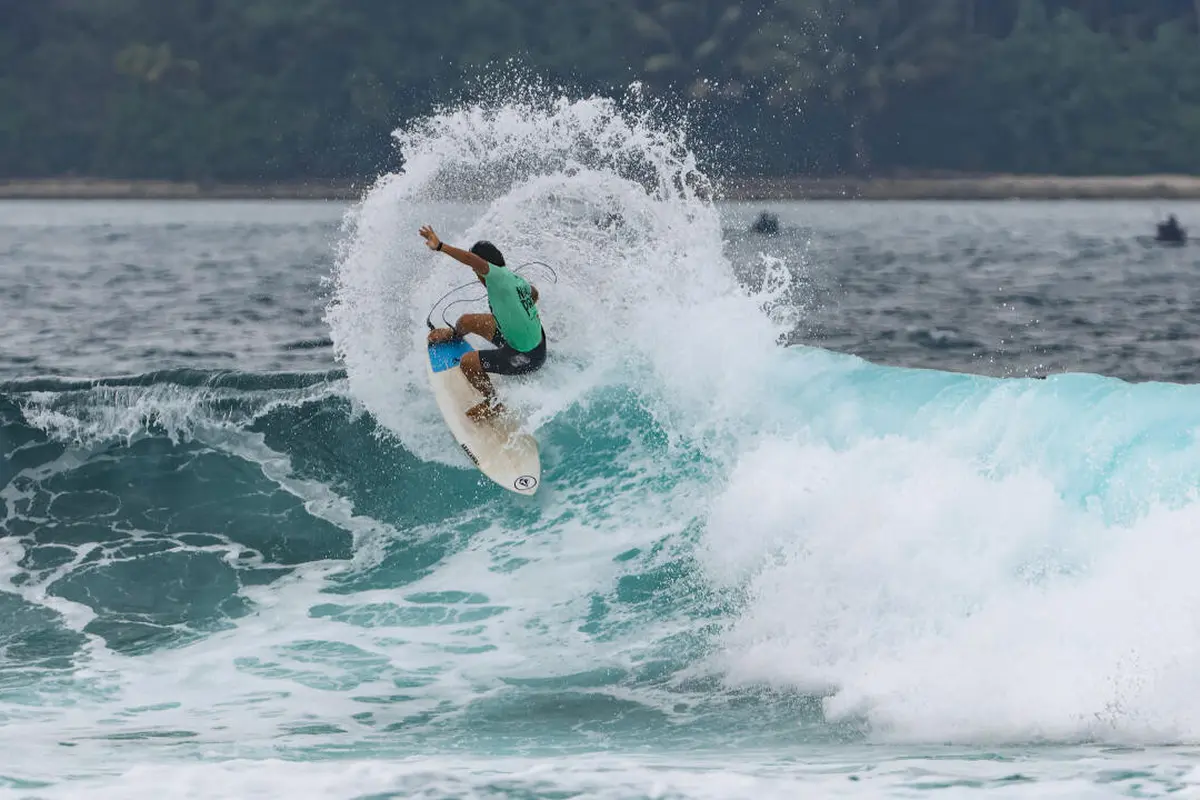 Ajang surfing dunia, Nias Pro 2023 WSL QS 5000 yang diadakan di Pulau Nias